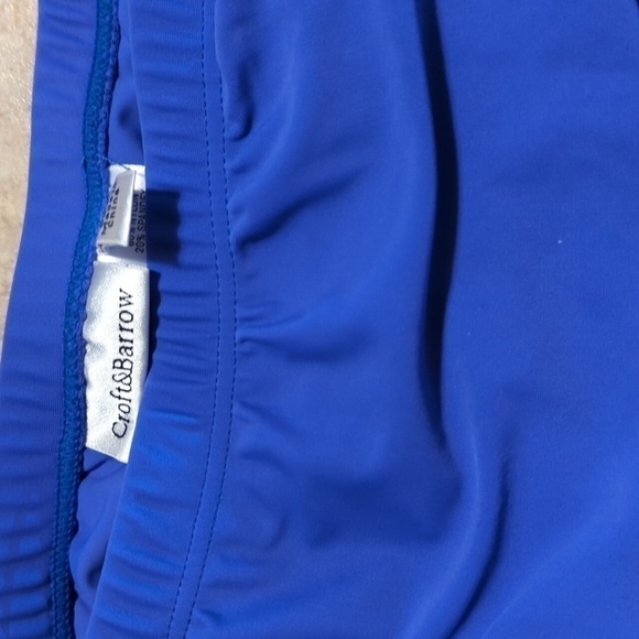 NWT Croft & Barrow plus size women's bathing suit skirt 22W periwinkle blue - Picture 4 of 10